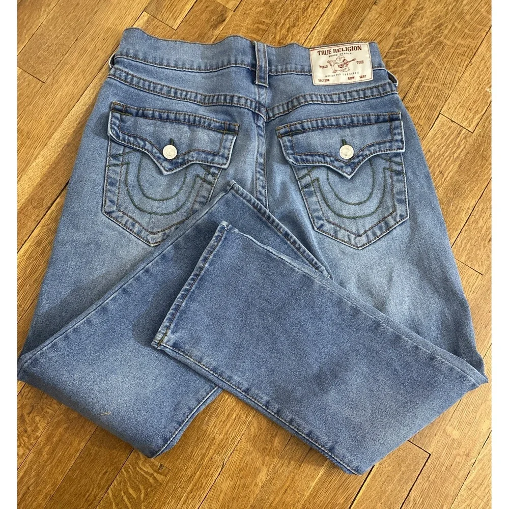 True Religion Ricky Relaxed Straight Denim Jeans Men's Tag 30 Actual 31 X 28